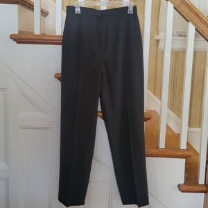 L.L BEAN Wool Slacks Grey Pants Size 8